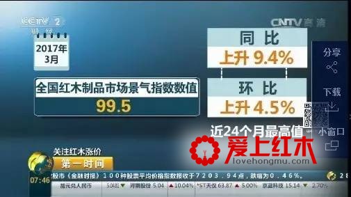 央视最新调查结果 红木原料半年飙升50%