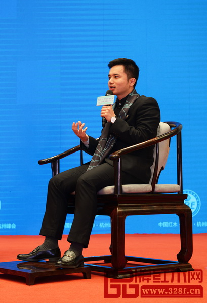 全联艺术红木家具专委会执行会长林伟华谈红木品牌营销-2