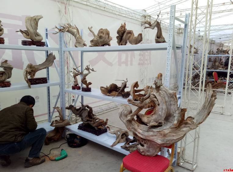 崖柏展会上大师云集 现场产品价值已过亿-2