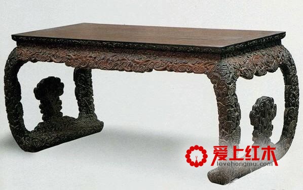 以条案为例，介绍红木家具的主要装饰手法-7
