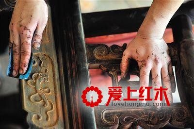 红木修复维修的五个步骤-3