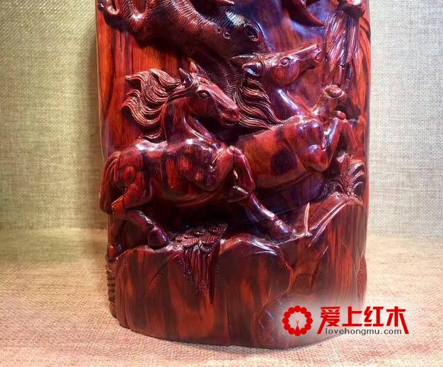 正宗印度小叶紫檀青梅竹马-2