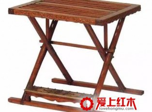 古老家具形制木质交杌精品欣赏 郎骑竹马来绕床弄青梅