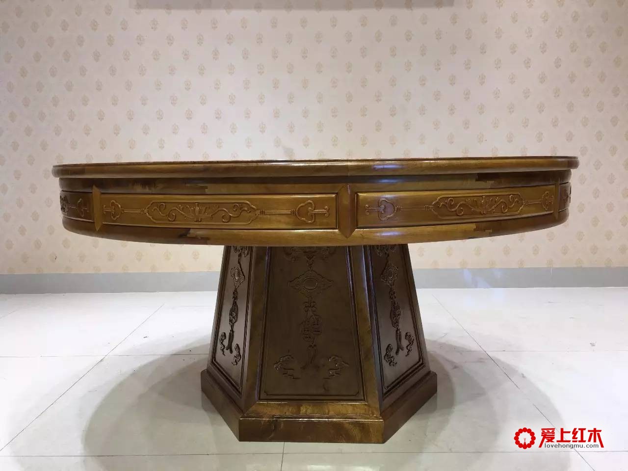 红木餐桌精品欣赏 古典与现代的完美结合-5