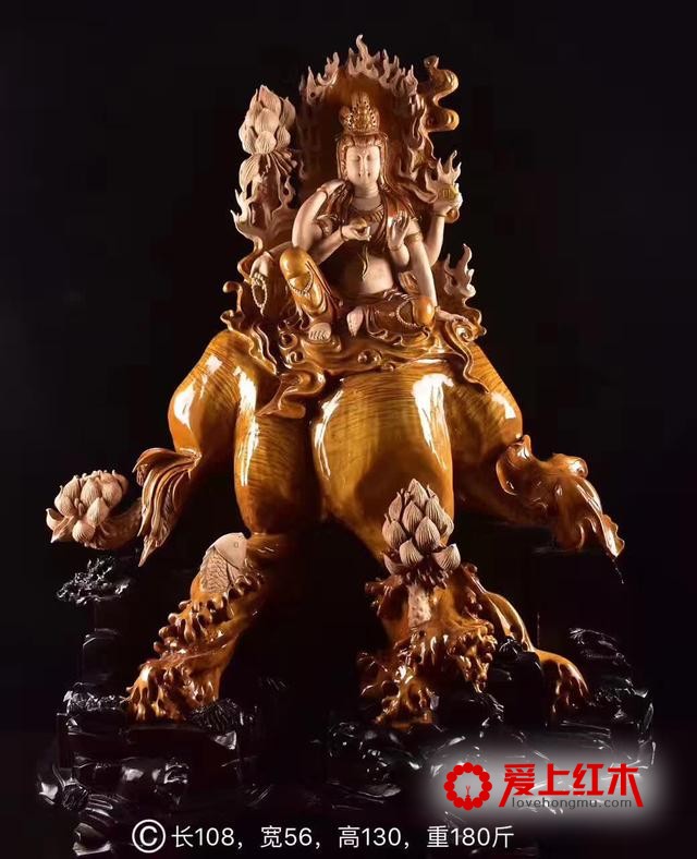 名师作品，金丝楠木，千手观音-1