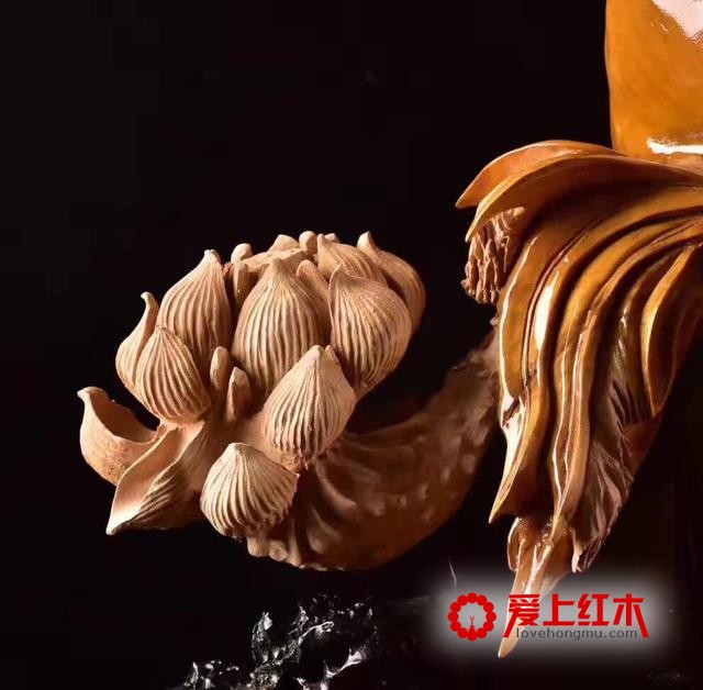 名师作品，金丝楠木，千手观音-6