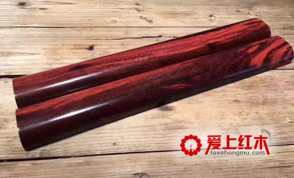 小叶紫檀火焰纹，完美的自然纹理，适合收藏-1