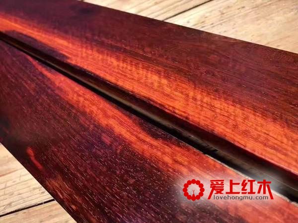 小叶紫檀火焰纹，完美的自然纹理，适合收藏-3