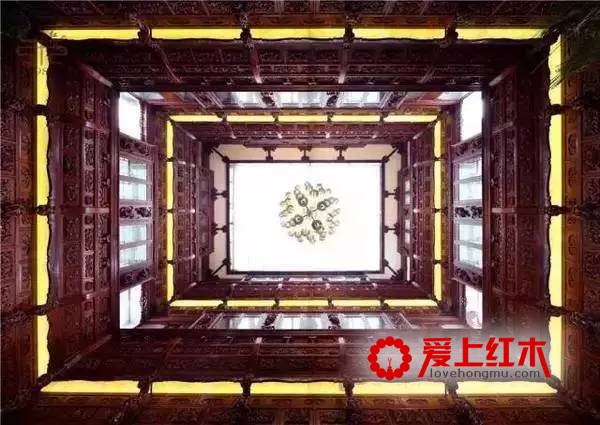 东阳老板打造的“匠心园”内景 融合红木文化东阳木雕与徽州建筑特色-2