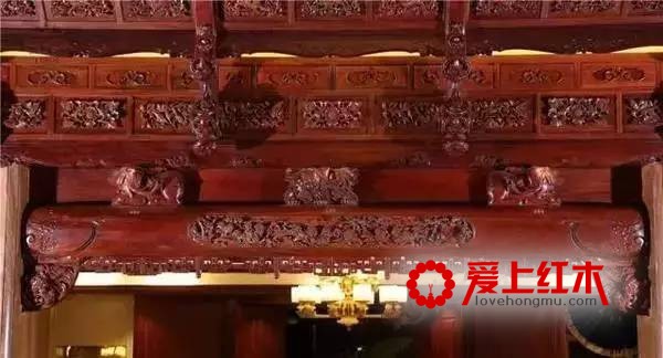 东阳老板打造的“匠心园”内景 融合红木文化东阳木雕与徽州建筑特色-5