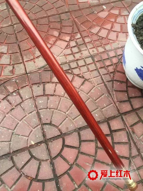 印度小叶紫檀拐杖 实心材质结实耐用造型美观-6
