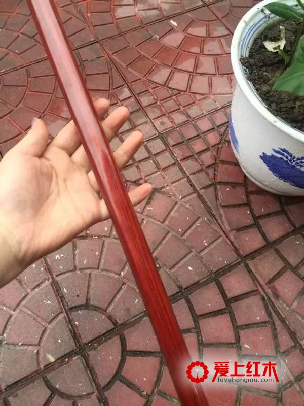 印度小叶紫檀拐杖 实心材质结实耐用造型美观-5