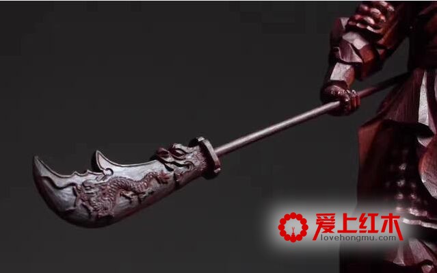 老紫檀大型木雕，关羽之气壮山河，威震天下-2