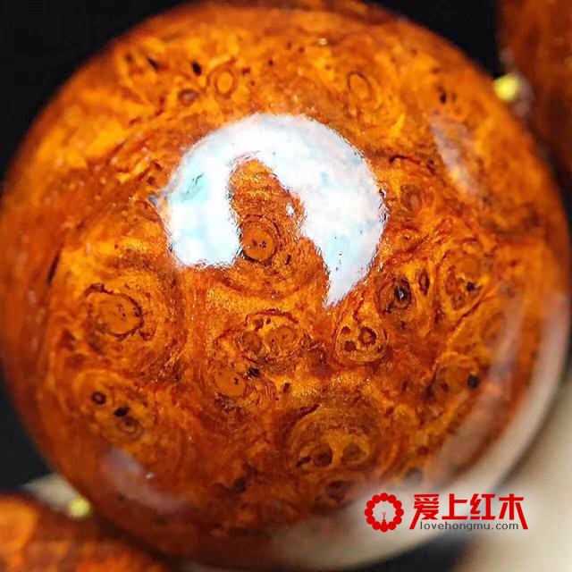龍戏名珠 紫檀 缨子满瘤疤动感十足！-6