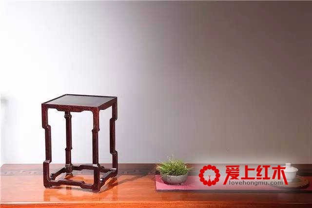 赞比亚紫檀小几作品欣赏 赞比亚紫檀资料介绍-2