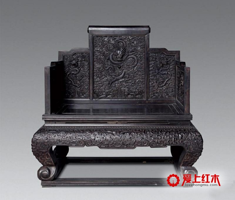 明清家具之宝座欣赏 威严沉稳大气之典范-1