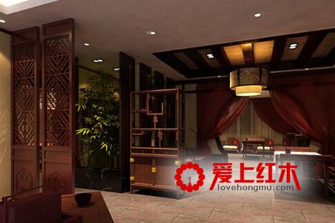 这样的红木家具装修风会让你真正体会它的美-4