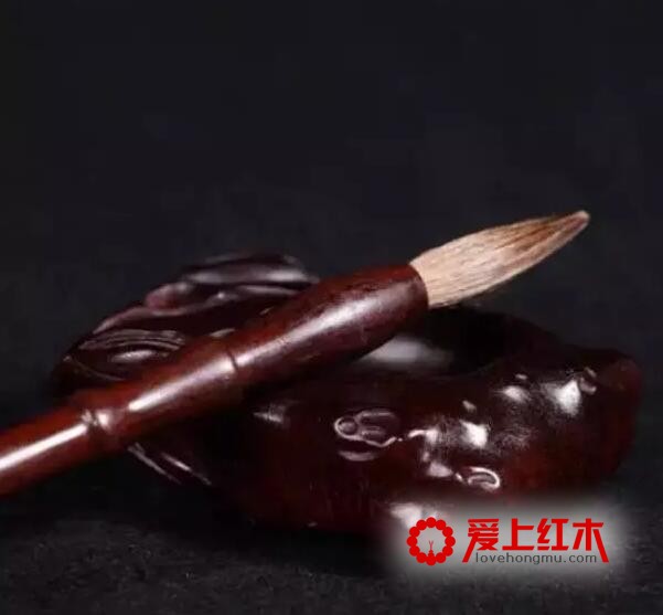 用小叶紫檀制作的十大文房用具-1