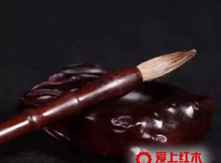 用小叶紫檀制作的十大文房用具
