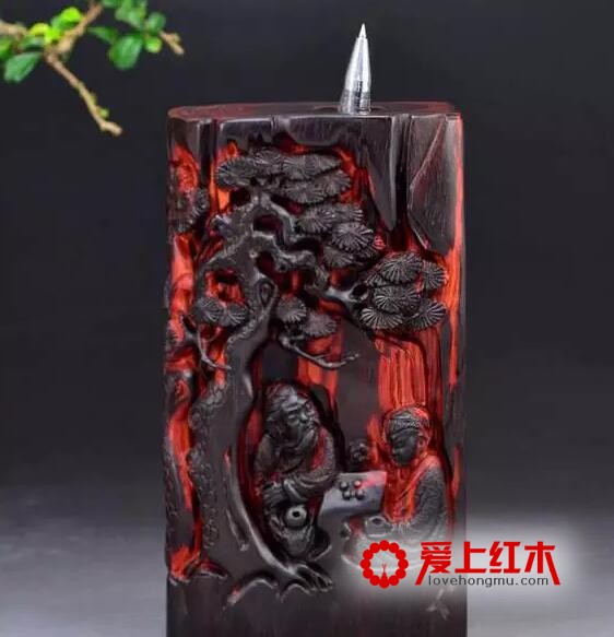 用小叶紫檀制作的十大文房用具-5