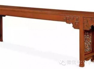 明末清初 黄花梨夹头榫管脚枨独板面大翘头案