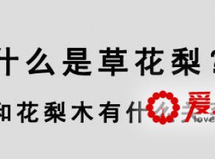 草花梨是什么鬼？它与花梨木有什么关系？