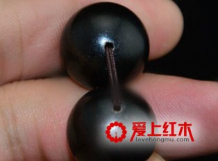 黑檀木手串盘玩方法！