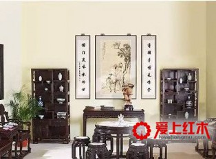 红木家具的世界中除了手工最重要的材质