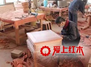 红木家具中的粉补工艺介绍 粉补算是瑕疵吗