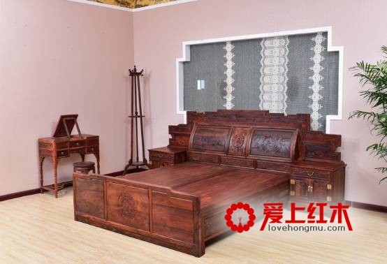 红木大床为什么能帮助你调整睡眠？-1