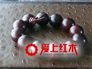 如何鉴别紫檀与黄花梨红木佛珠手串-2
