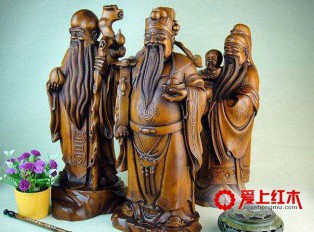 红木雕刻的福禄寿摆放有什么寓意象征？