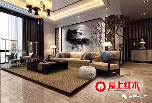 家居设计中红木家具的搭配原则和方法介绍-4