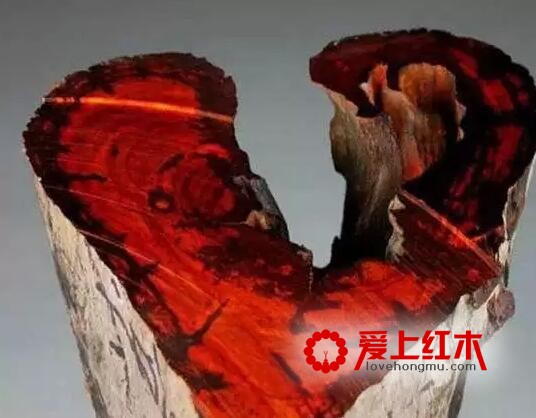什么是小叶紫檀的二膘料、泥料、犀角质、鸡血料？-9