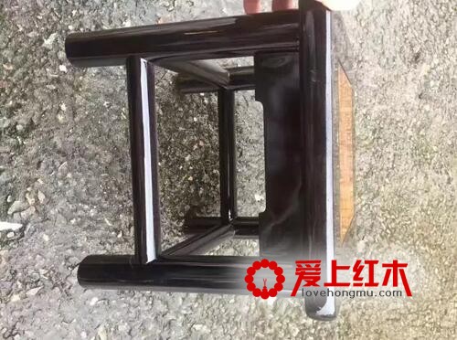精品紫光檀黄金樟小方凳 做工精美扎实稳重-2
