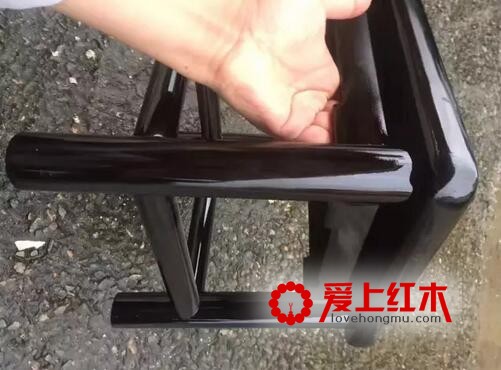 精品紫光檀黄金樟小方凳 做工精美扎实稳重-3