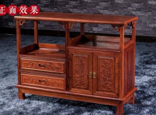 红木家具实木柜子新中式餐边柜酒柜储物花梨木