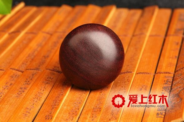文房四宝红木红酸枝龙头小笔架木毛笔挂毛笔架-1