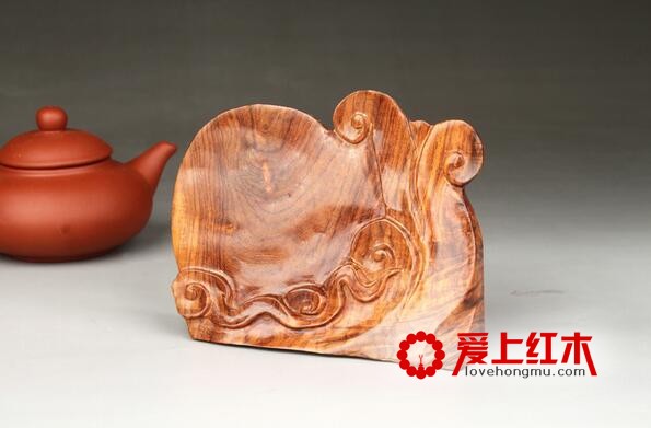 孤品海南黄花梨蜗牛摆件 山水纹 蜘蛛纹 工艺品摆件-1