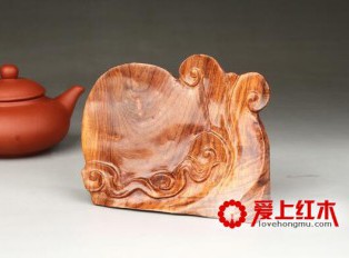 孤品海南黄花梨蜗牛摆件 山水纹 蜘蛛纹 工艺品摆件