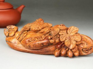 海南黄花梨硕果累累大丰收 喜上眉梢摆件工艺品