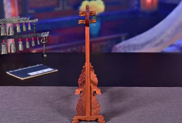 缅甸黄花梨毛笔架 红木书法毛笔挂架笔搁木笔架-6