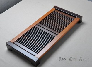 高档鸡翅木茶盘 排水抽屉式功夫茶具实木茶海 长方形红木茶台
