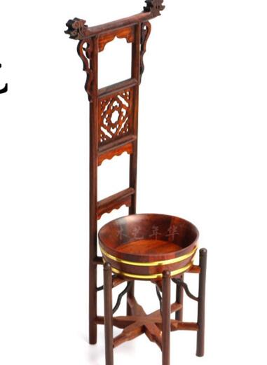 红木工艺品微型明清仿古小家具 脸盆装饰品模型摆件-1