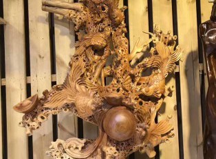三明红豆杉金玉满堂无拼补配香樟底座 送礼佳品