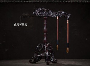 精品红酸枝木笔架木毛笔挂毛笔架笔挂笔架山