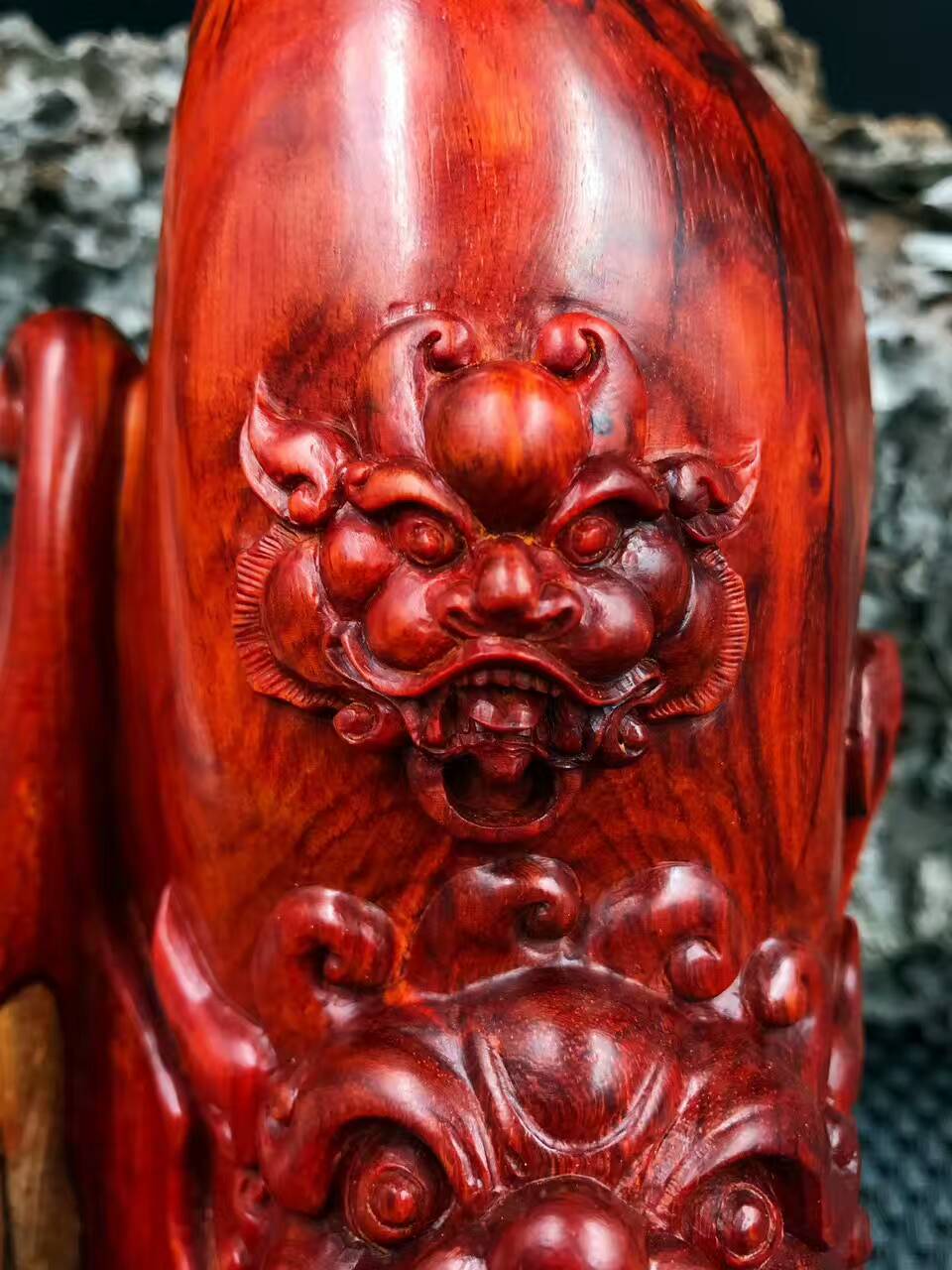 【左右逢源】印度小叶紫檀高密度泥料，泥的好过分！肉中细金星！-6