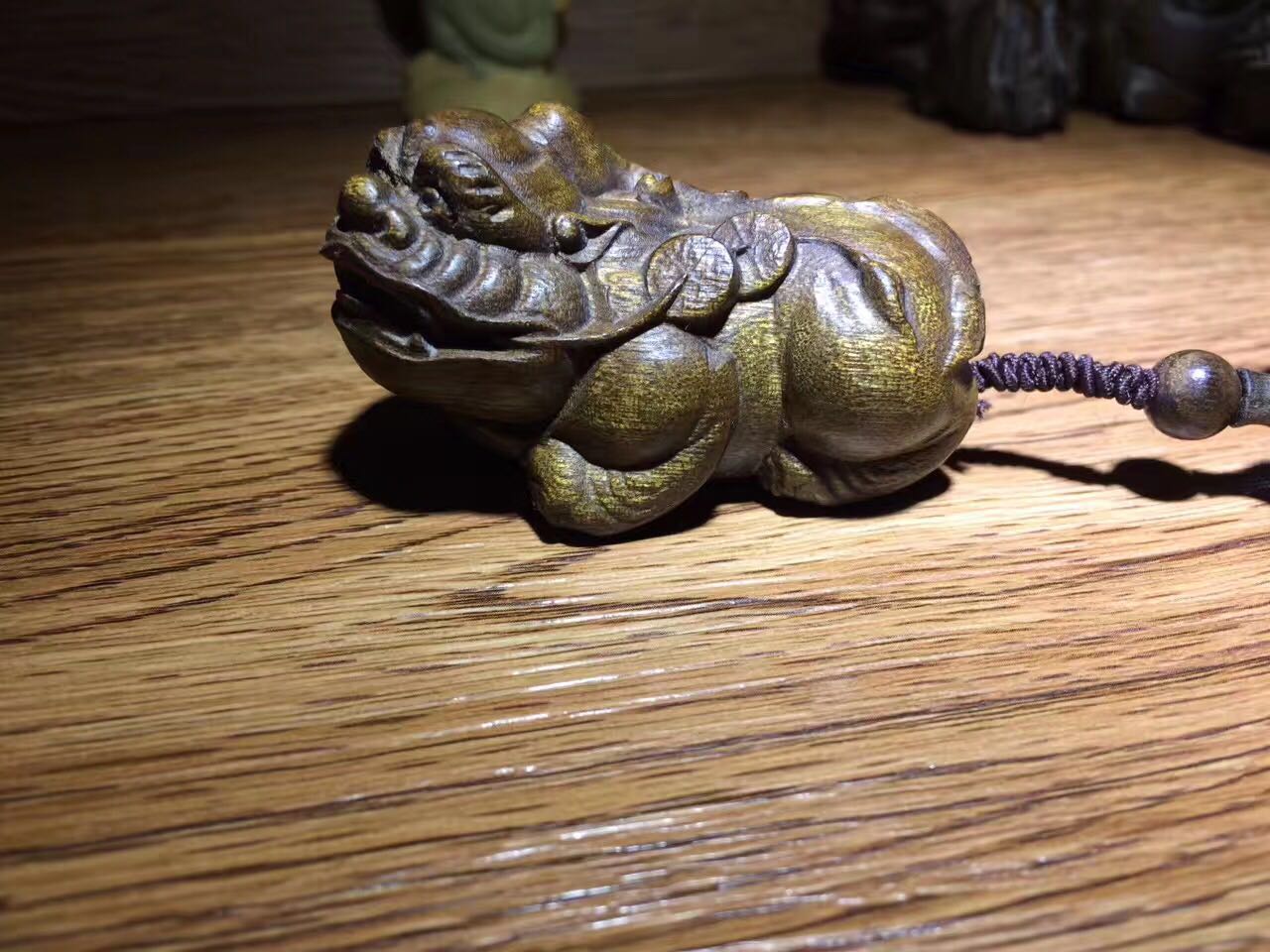佛珠中的极品，千年阴沉金丝楠佛珠-4