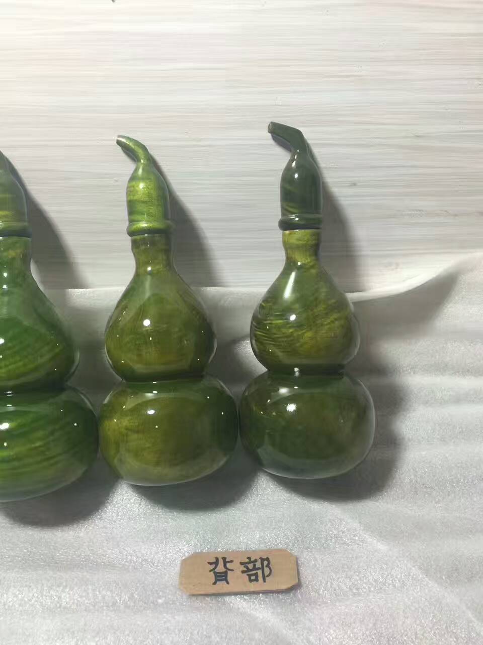 木质葫芦型把玩把件 金丝多水波盖头可拆卸-5