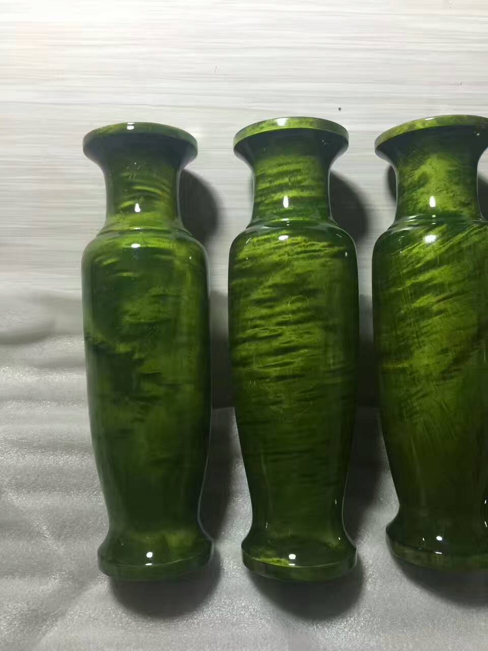金丝楠阴沉花瓶 金丝满水波木料干净无任何缺陷-3